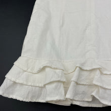 Load image into Gallery viewer, Girls My Girl, lined linen/cotton skirt, L: 36cm, W: 31cm across, FUC, size 8,