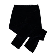 Load image into Gallery viewer, Girls All 4 Me, black velvet leggings, elasticated, Inside leg: 60cm, EUC, size 10,