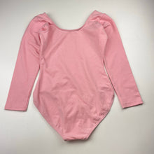 Load image into Gallery viewer, Girls Bloch, pink long sleeve ballet / dance leotard, Sz: XL, EUC, size 10-12,