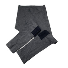 Load image into Gallery viewer, Girls H&M, grey stretchy pants / leggings, elasticated, Inside leg: 52cm, GUC, size 8,