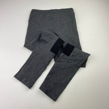 Load image into Gallery viewer, Girls H&M, grey stretchy pants / leggings, elasticated, Inside leg: 52cm, GUC, size 8,