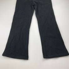 Load image into Gallery viewer, Girls H&T, black fleece casual pants, elasticated, Inside leg: 48cm, EUC, size 6,