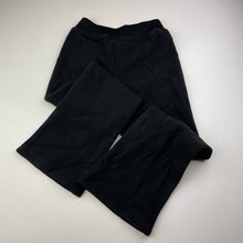 Load image into Gallery viewer, Girls H&T, black fleece casual pants, elasticated, Inside leg: 48cm, EUC, size 6,
