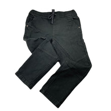 Load image into Gallery viewer, Boys Target, dark stretch denim pants, elasticated, Inside leg: 42.5cm, EUC, size 4,