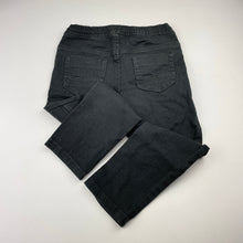 Load image into Gallery viewer, Boys Target, dark stretch denim pants, elasticated, Inside leg: 42.5cm, EUC, size 4,