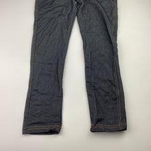 Load image into Gallery viewer, Girls Mango, stretchy denim legggings, elasticated, Inside leg: 53cm, EUC, size 8,