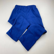 Load image into Gallery viewer, unisex B Collection, fleece lined school track pants, elasticated, Inside leg: 44cm, EUC, size 4,