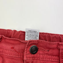 Load image into Gallery viewer, Boys Target, rust stretch denim jeans, adjustable, Inside leg: 43cm, EUC, size 4,