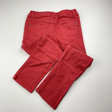 Load image into Gallery viewer, Boys Target, rust stretch denim jeans, adjustable, Inside leg: 43cm, EUC, size 4,