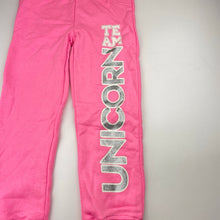 Load image into Gallery viewer, Girls Mango, fleece lined track pants, elasticated, Inside leg: 48cm, EUC, size 6,