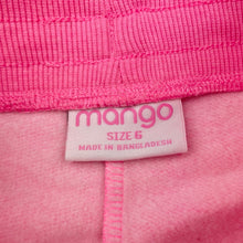 Load image into Gallery viewer, Girls Mango, fleece lined track pants, elasticated, Inside leg: 48cm, EUC, size 6,