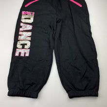 Load image into Gallery viewer, Girls Sports Junior, fleece lined cropped track pants, elasticated, Inside leg: 42.5cm, GUC, size 12,