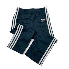 Load image into Gallery viewer, unisex Adidas, lightwieght track pants, elasticated, inside leg: 38cm, GUC, size 3-4,