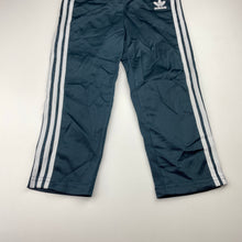 Load image into Gallery viewer, unisex Adidas, lightwieght track pants, elasticated, inside leg: 38cm, GUC, size 3-4,