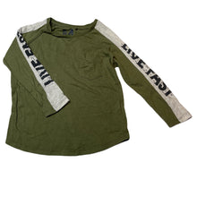Load image into Gallery viewer, Boys Cotton On, khaki cotton long sleeve top, FUC, size 4,