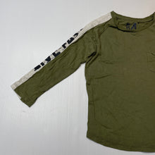 Load image into Gallery viewer, Boys Cotton On, khaki cotton long sleeve top, FUC, size 4,
