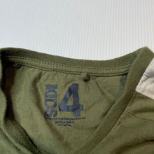 Load image into Gallery viewer, Boys Cotton On, khaki cotton long sleeve top, FUC, size 4,