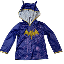 Load image into Gallery viewer, Girls DC Superhero, Batman lightweight hooded top, FUC, size 6-8,
