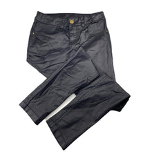 Load image into Gallery viewer, Girls Miss Understood, black lightweight stretch pants, adjustable, Inside leg: 56cm, EUC, size 8,