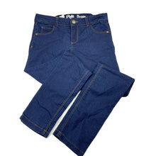 Load image into Gallery viewer, Girls Pink Sugar, lightweight stretch denim pants, adjustable, Inside leg: 59cm, EUC, size 8,