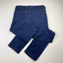Load image into Gallery viewer, Girls Pink Sugar, lightweight stretch denim pants, adjustable, Inside leg: 59cm, EUC, size 8,