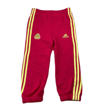 Load image into Gallery viewer, Girls Adidas, Monsters Inc track pants, elasticated, Inside leg: 31cm, EUC, size 2,