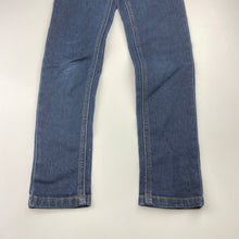 Load image into Gallery viewer, Girls Target, dark stretch denim jeans, adjustable, Inside leg: 57m, EUC, size 8,