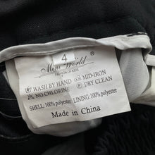 Load image into Gallery viewer, Boys Mini World, black suit/formal pants, elasticated, Inside leg: 36.5cm, EUC, size 4,