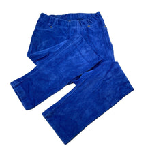 Load image into Gallery viewer, Girls The Place, blue stretch corduroy leggings / pants, Inside leg: 58.5cm, EUC, size 7-8,
