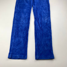 Load image into Gallery viewer, Girls The Place, blue stretch corduroy leggings / pants, Inside leg: 58.5cm, EUC, size 7-8,