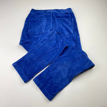 Load image into Gallery viewer, Girls The Place, blue stretch corduroy leggings / pants, Inside leg: 58.5cm, EUC, size 7-8,