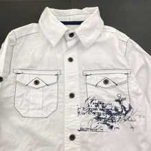 Load image into Gallery viewer, Boys Pumpkin Patch, lightweight cotton long sleeve shirt, EUC, size 4,
