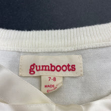 Load image into Gallery viewer, Girls Gumboots, embellished lightweight knit sweater / jumper, EUC, size 7-8,