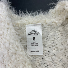 Load image into Gallery viewer, Girls Miss Understood, fluffy knit cardigan, FUC, size 8,