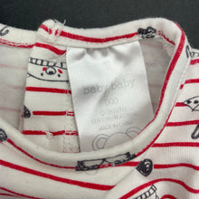 Load image into Gallery viewer, Girls Baby Baby, striped stretchy long sleeve top, FUC, size 000,