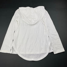 Load image into Gallery viewer, Girls Under Armour, lightweight long sleeve hooded top, FUC, size 6-7,