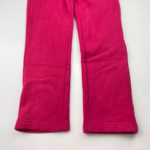 Load image into Gallery viewer, Girls Target, fleece lined track pants, elasticated, Inside leg: 54cm, FUC, size 6,