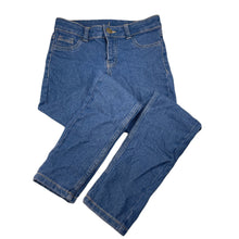 Load image into Gallery viewer, Girls Target, blue stretch denim jeans, adjustable, Inside leg: 57.5cm, EUC, size 8,