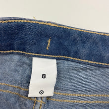 Load image into Gallery viewer, Girls Target, blue stretch denim jeans, adjustable, Inside leg: 57.5cm, EUC, size 8,