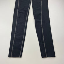 Load image into Gallery viewer, Girls Action Sports, black sports / activewear leggings, Inside leg: 62cm, FUC, size 10-12,
