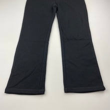Load image into Gallery viewer, Girls H&M, black fleece lined track pants, Inside leg: 47.5cm, EUC, size 6,