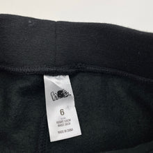 Load image into Gallery viewer, Girls H&M, black fleece lined track pants, Inside leg: 47.5cm, EUC, size 6,