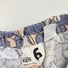 Load image into Gallery viewer, Girls Cotton On, Disney Bambi Thumper flannel cotton pyjama pants, FUC, size 6,