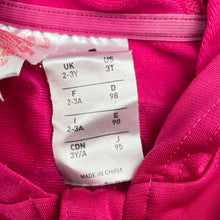 Load image into Gallery viewer, Girls Adidas, lightweight zip up track top, FUC, size 2-3,