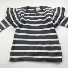 Load image into Gallery viewer, Girls Seed, knitted cotton long sleeve dress, FUC, size 00, L: 36cm