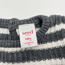 Load image into Gallery viewer, Girls Seed, knitted cotton long sleeve dress, FUC, size 00, L: 36cm