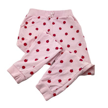 Load image into Gallery viewer, Girls Kids & Co, lightweight track pants, apples, Inside leg: 48cm, GUC, size 6,