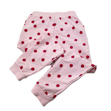 Load image into Gallery viewer, Girls Kids & Co, lightweight track pants, apples, Inside leg: 48cm, GUC, size 6,