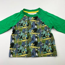 Load image into Gallery viewer, Boys LITTLE WINGS, organic cotton long sleeve tee / top, dragons, EUC, size 6 months,