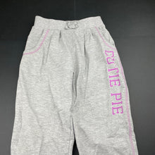 Load image into Gallery viewer, Girls H&T, grey marle casual pants, elasticated, Inside leg: 47.5cm, FUC, size 6,